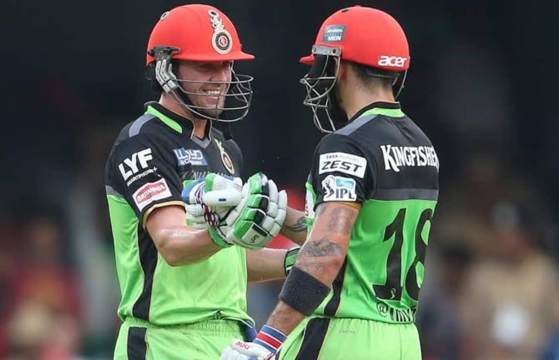 AB de Villiers & Virat Kohli have the top two highest IPL partnerships to their names (Twitter)