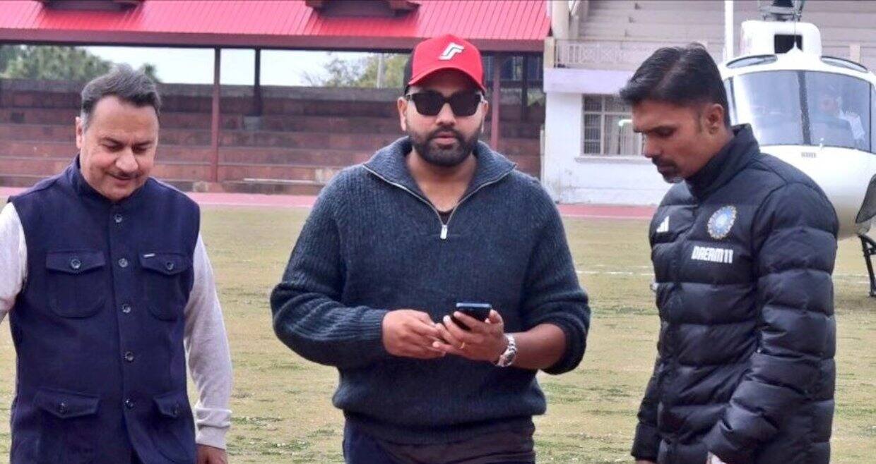 Rohit Sharma arrived in Bilaspur to attend a sport event (X.com)