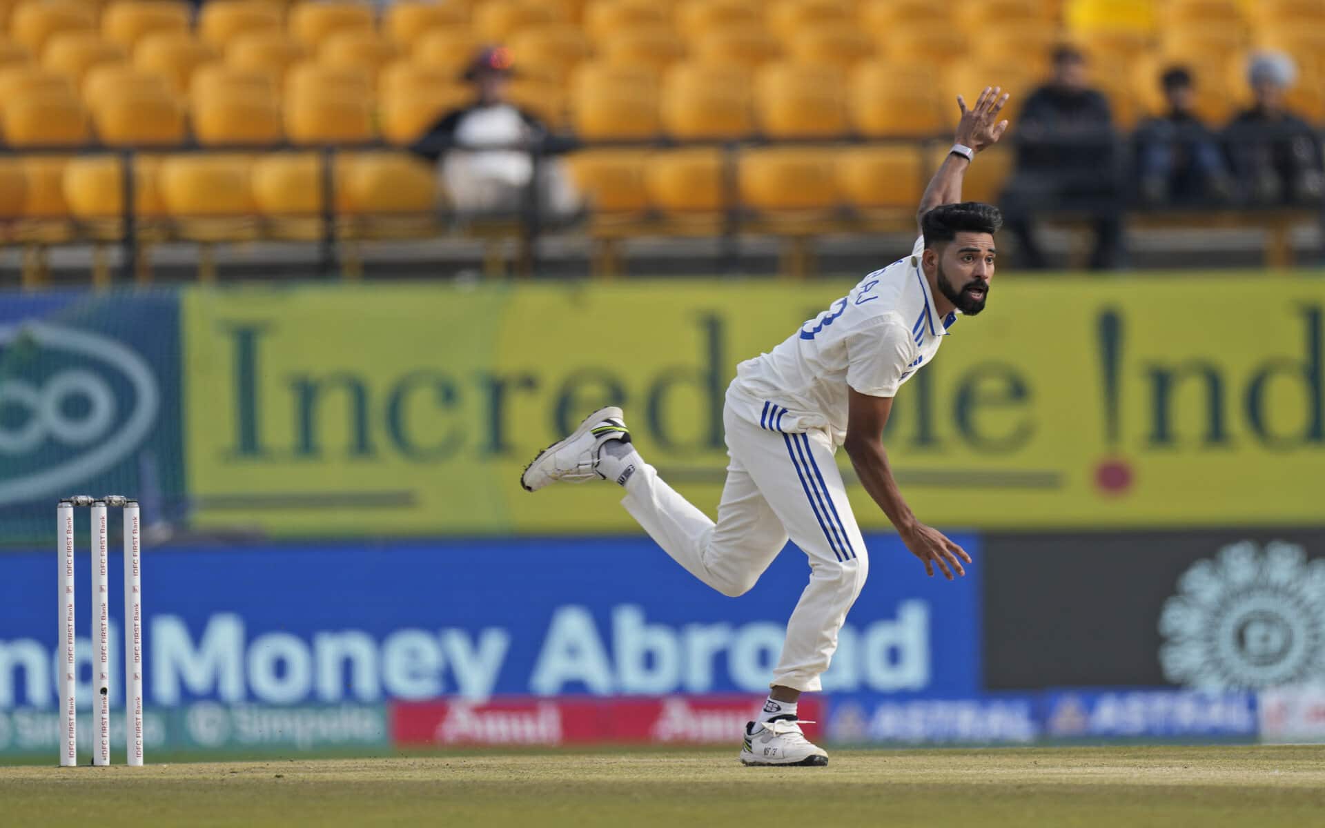 Mohammed Siraj shared the new ball with Jasprit Bumrah (Source: AP Photo)
