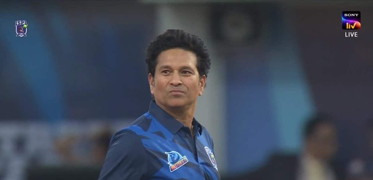 Sachin Tendulkar played for Master's XI in ISPL Celebrity League
