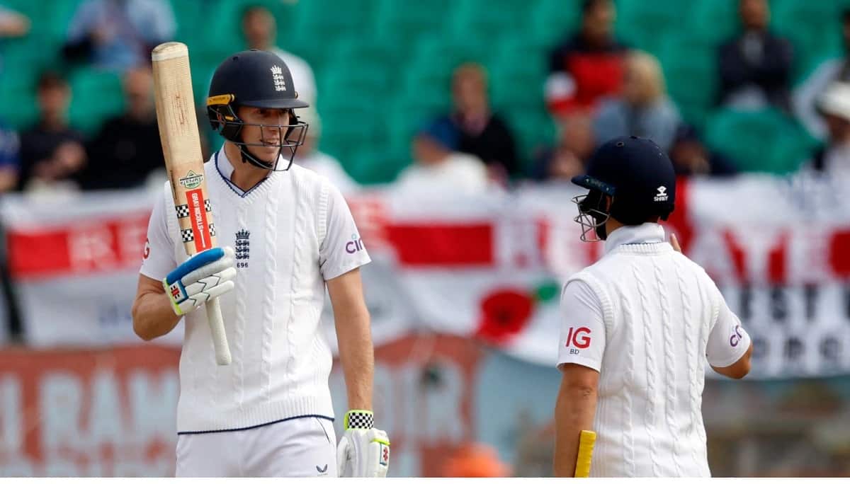 Zak Crawley and Ben Dukket in action for England in 5th Test (X.com)