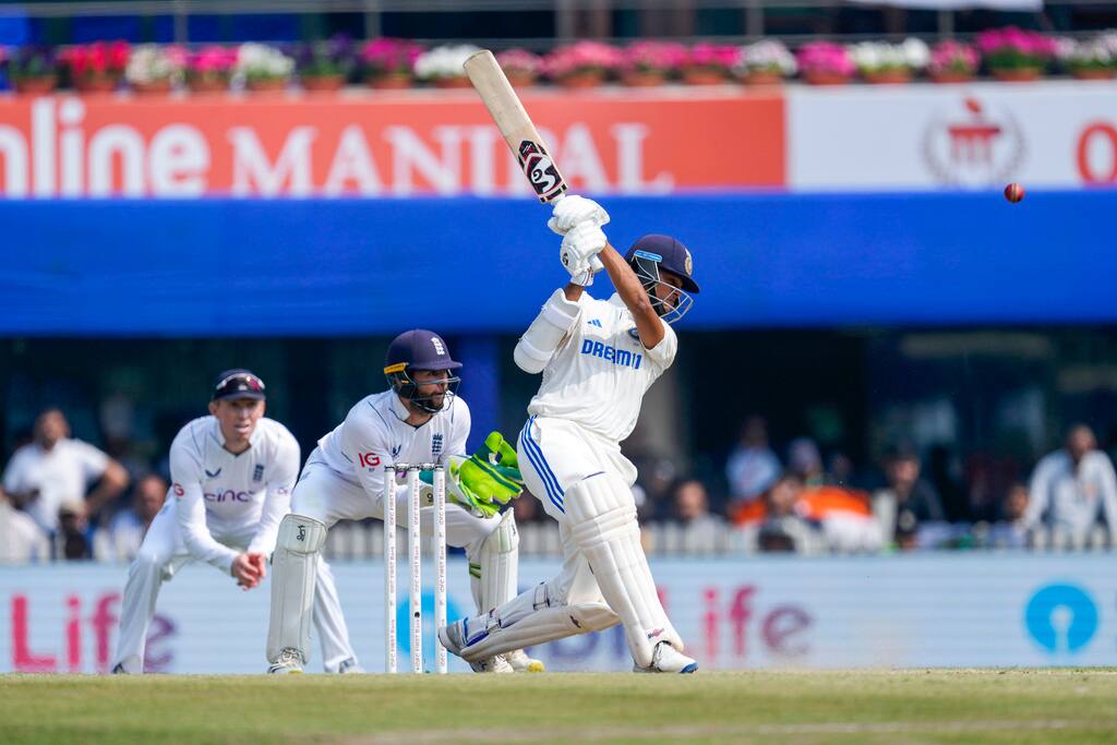 Jaiswal struck a breezy fifty in 5th Test vs ENG [AP]