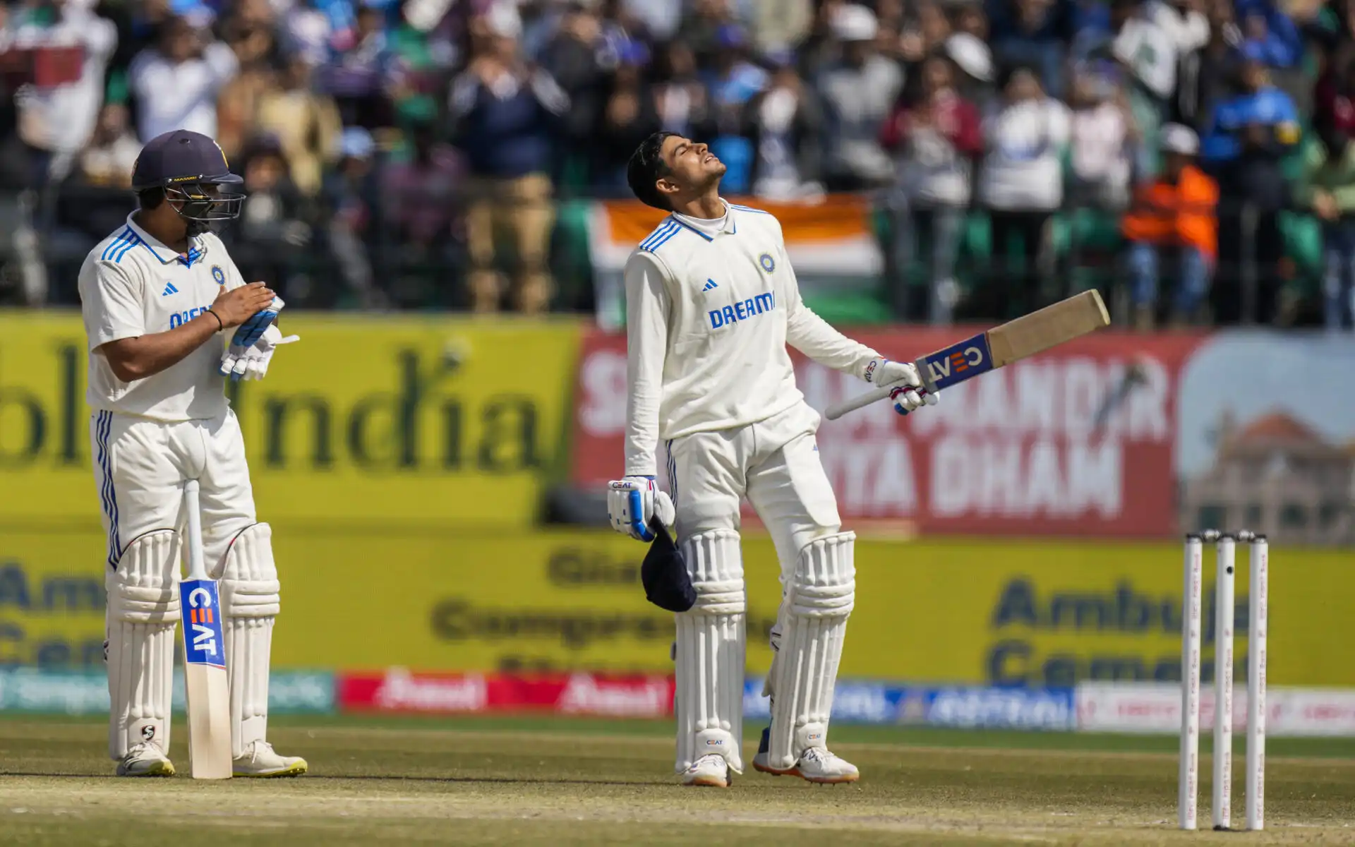 Shubman Gill recorded his fourth Test century (Source: AP Photo)