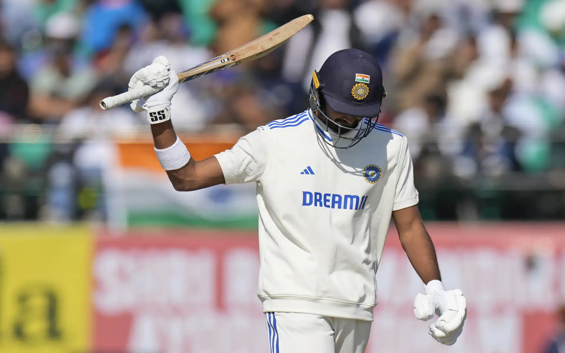 Devdutt Padikkal gets to his half-century in style (Source: AP Photo)