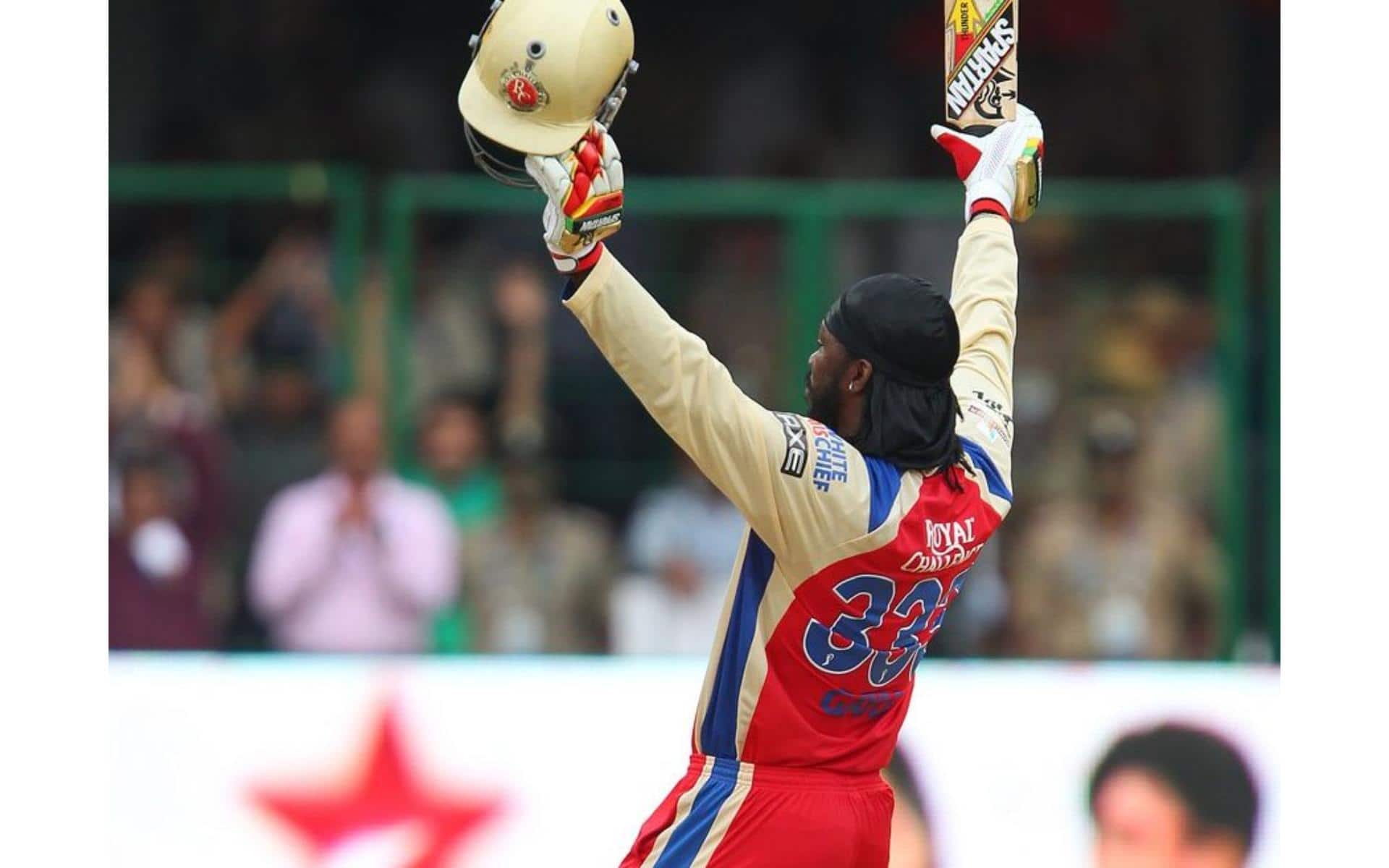 Gayle has hit the most sixes in an IPL innings [X]