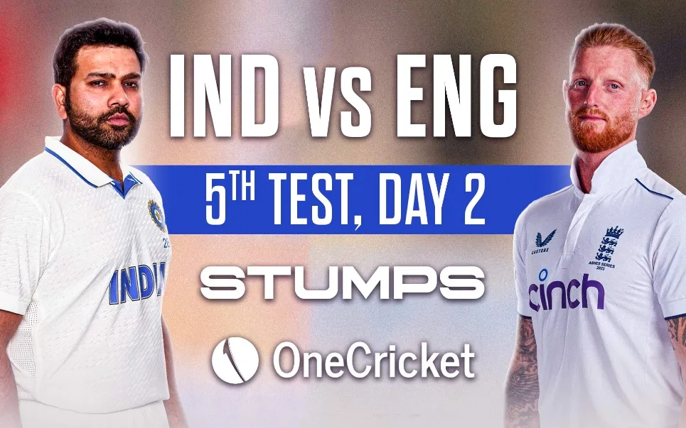 India finished the day 2 on 473 for eight (Source: OneCricket)