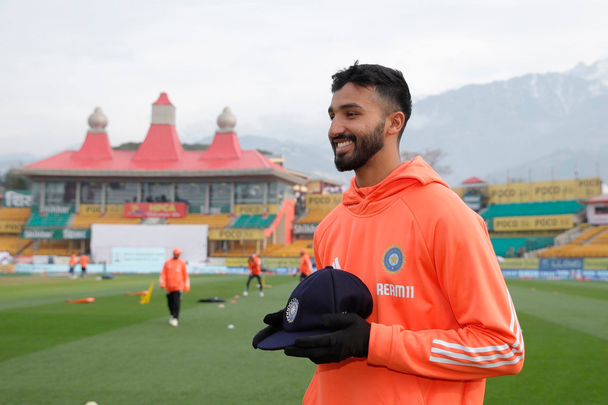 Devdutt Padikkal with maiden Test cap (X.com)