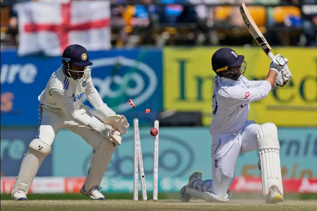 Ashwin rejoices fifer against England after cleaning up Foakes on his 100th career Test (X.com)