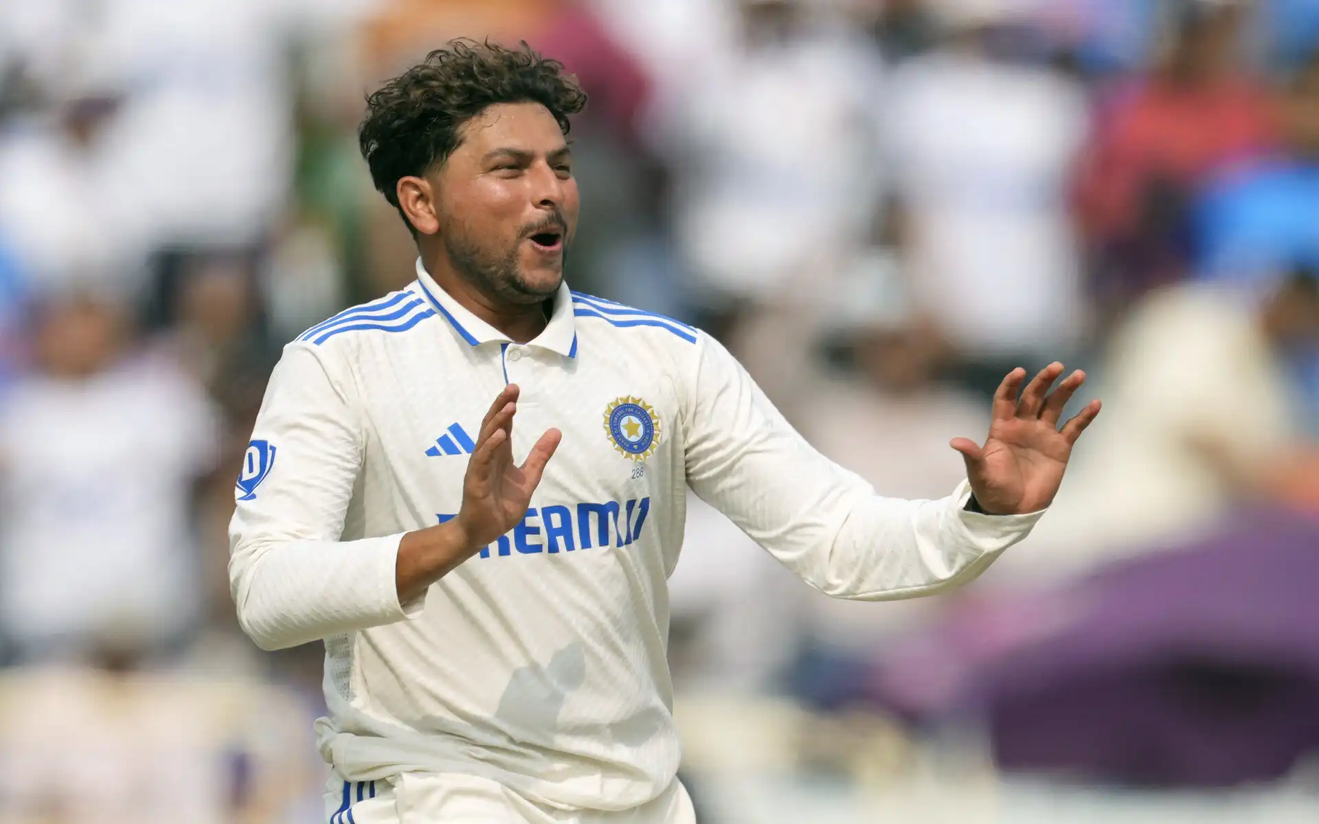 Kuldeep Yadav was awarded player of the match (Source: AP Photo)