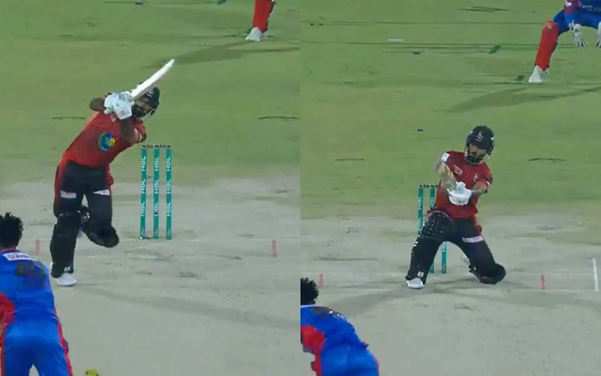 Fakhar Zaman goes bang bang against Muzarabani (X.com)