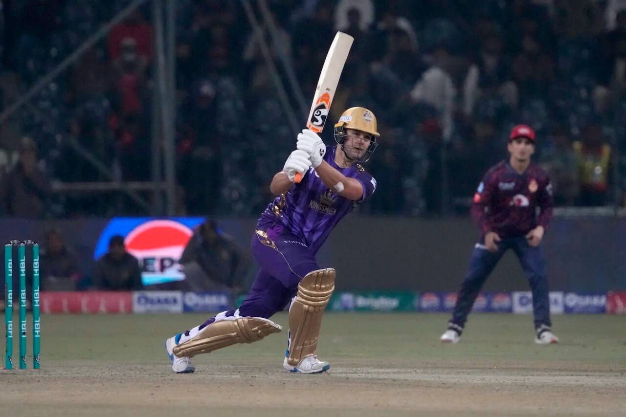 Rilee Rossouw in action for Quetta Gladiators this PSL 2024 season (PSL)