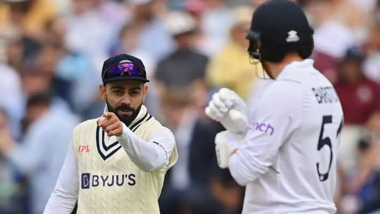 Virat Kohli & Jonny Bairstow have been involved in multiple sledging incidents (Twitter)