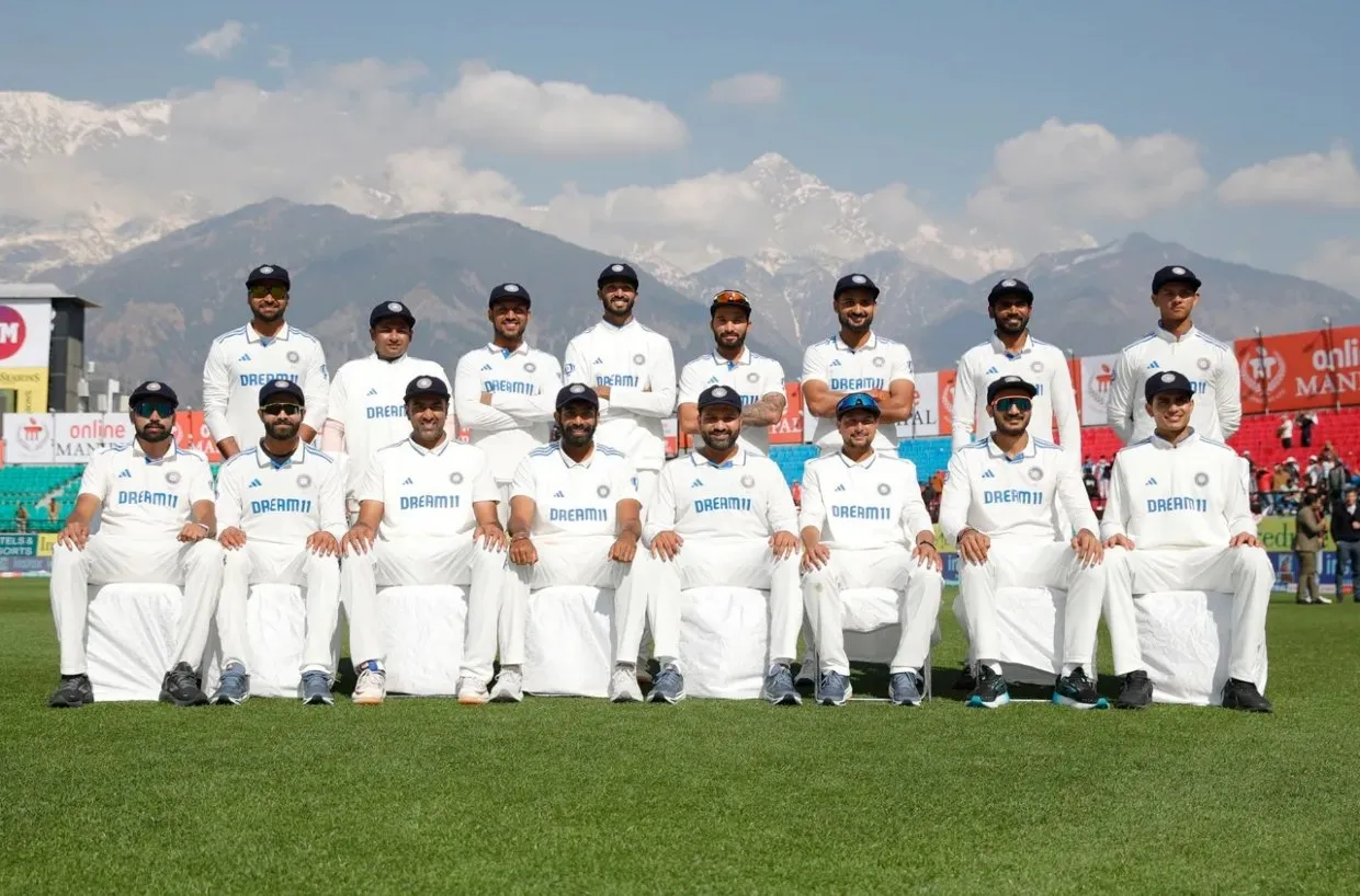 Indian players at Dharamsala (X.com)