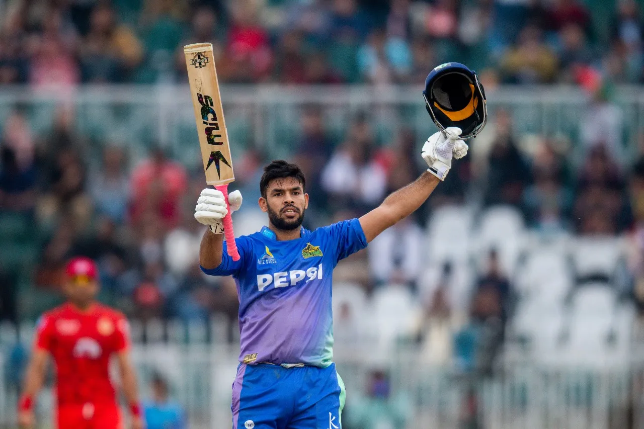 Usman Khan after scoring a century (X.com)