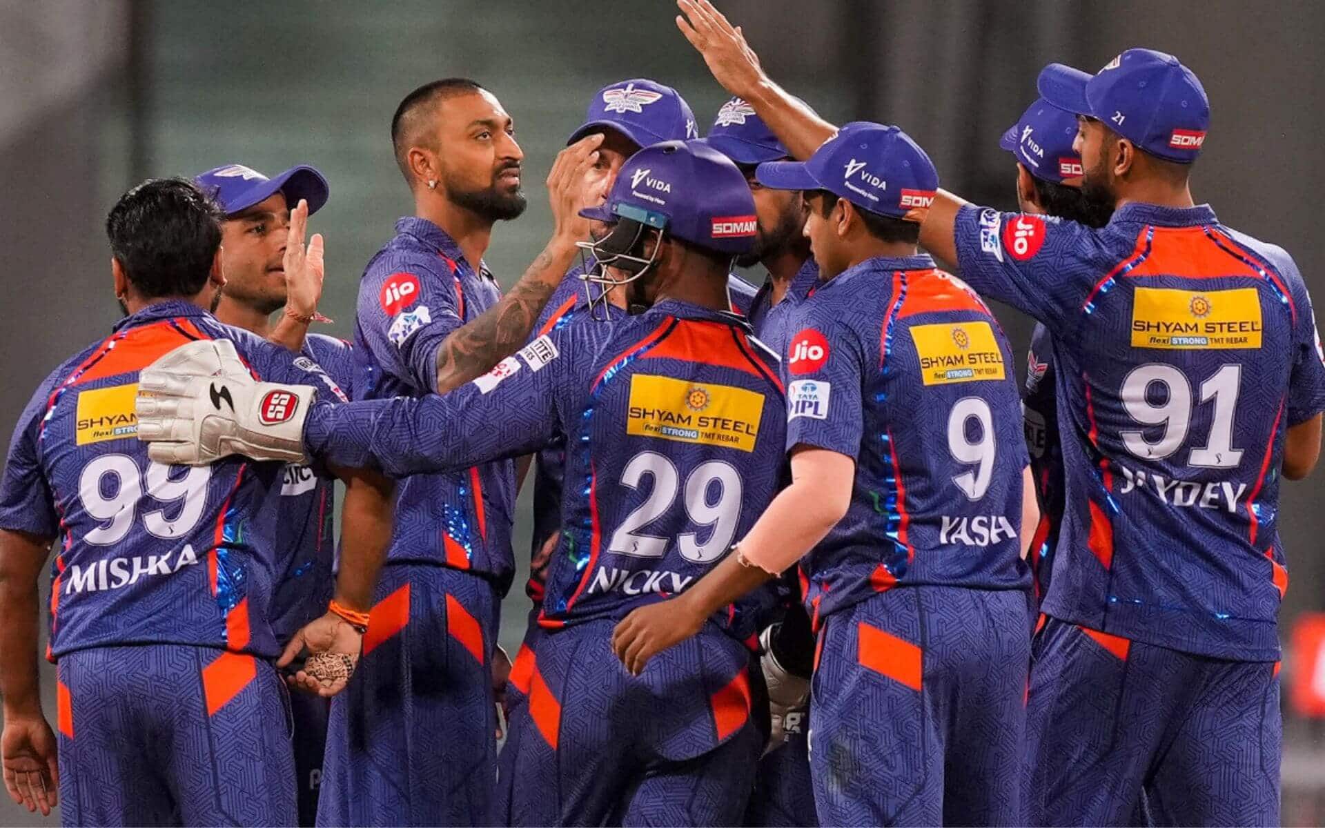 Lucknow Super Giants reached their highest team total with 257/5 [x.com]