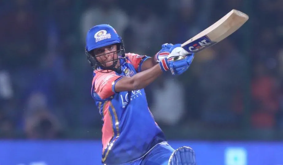 Harmanpreet Kaur played a match-winning knock against the Gujarat Giants (Source: x.com)