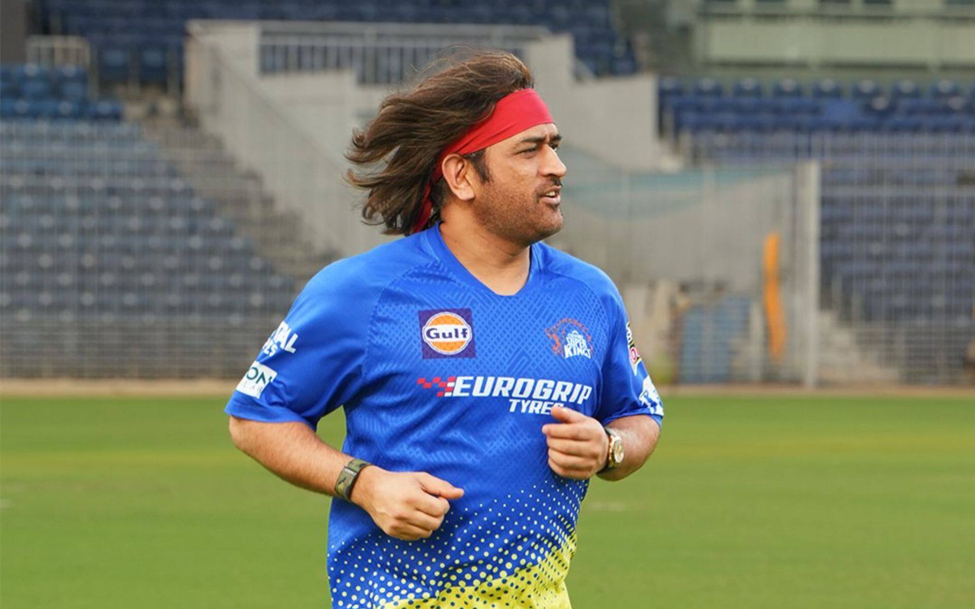 MS Dhoni training in CSK camp ahead of IPL (twitter)