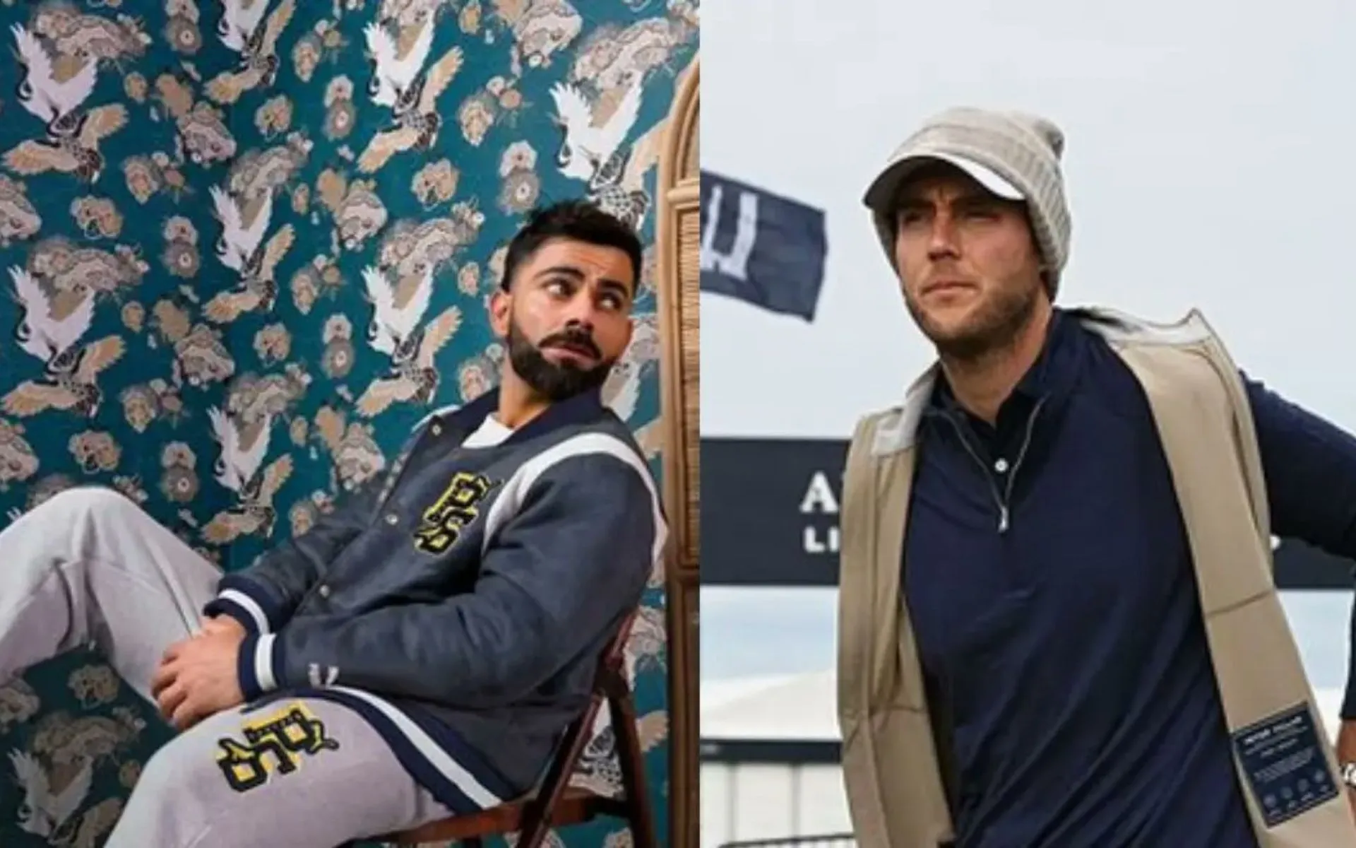 Virat Kohli & Stuart Broad (X.com)