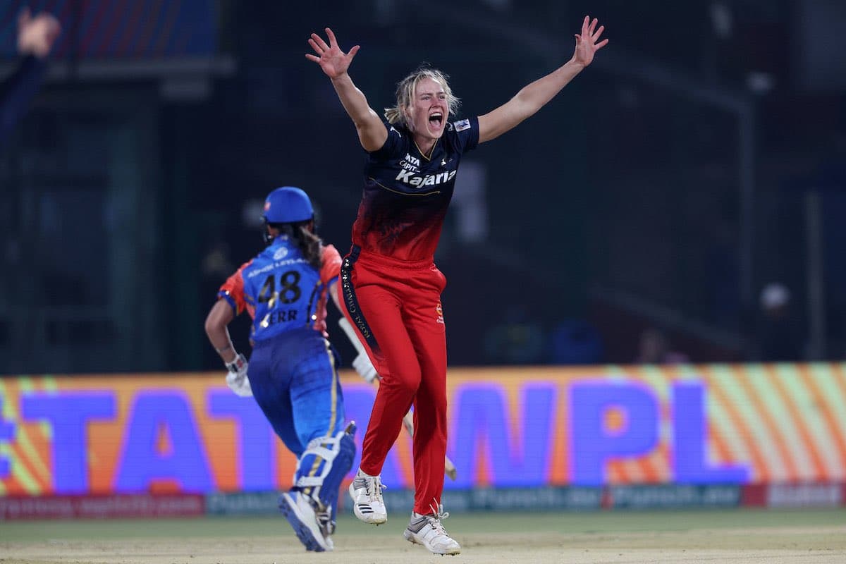 Ellyse Perry picked six wickets in the game (Source: WPL)