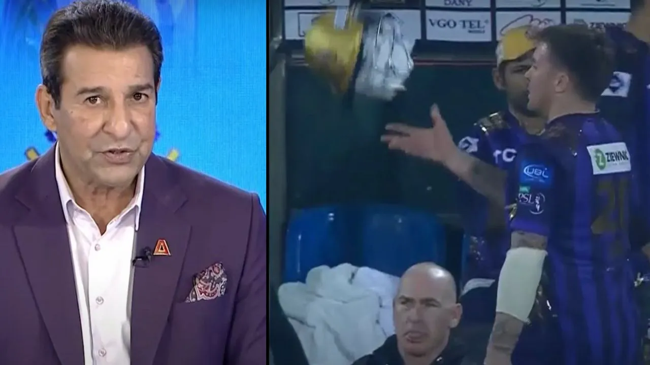 Wasim Akram expressed his discontentment
