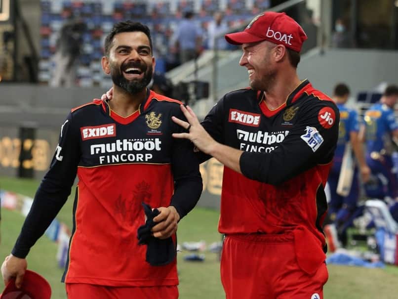 AB de Villiers  shares a laugh with Virat Kohli (X.com)