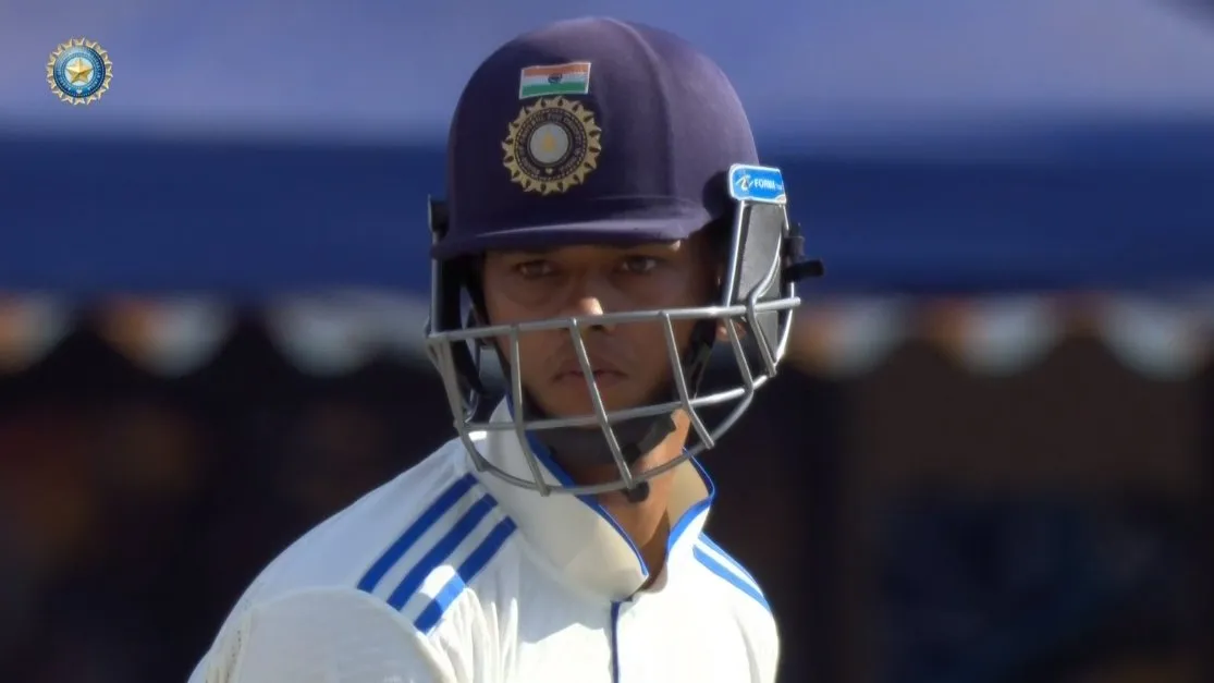 Jaiswal batting for India against England(twitter)