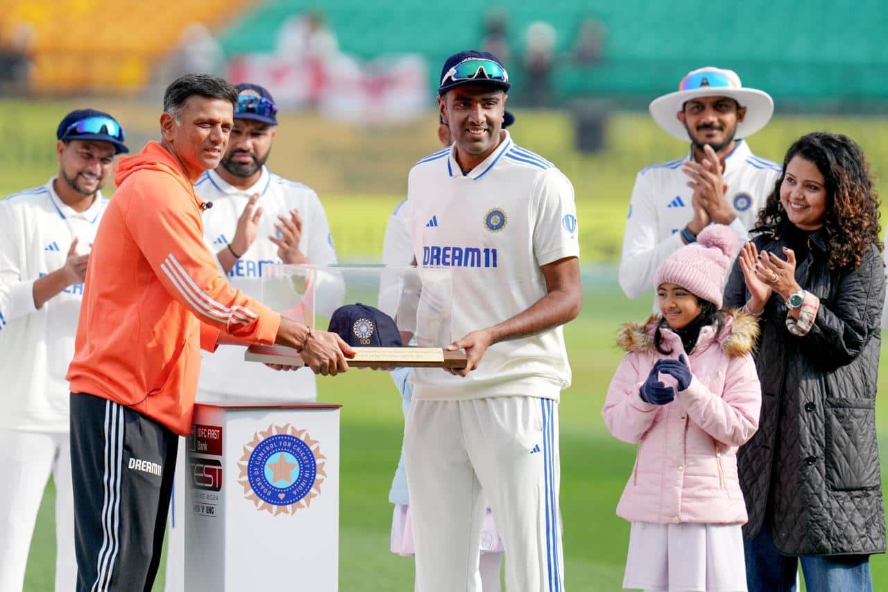 Dharamshala Test against England was Ashwin's 100th Test match (X.com)