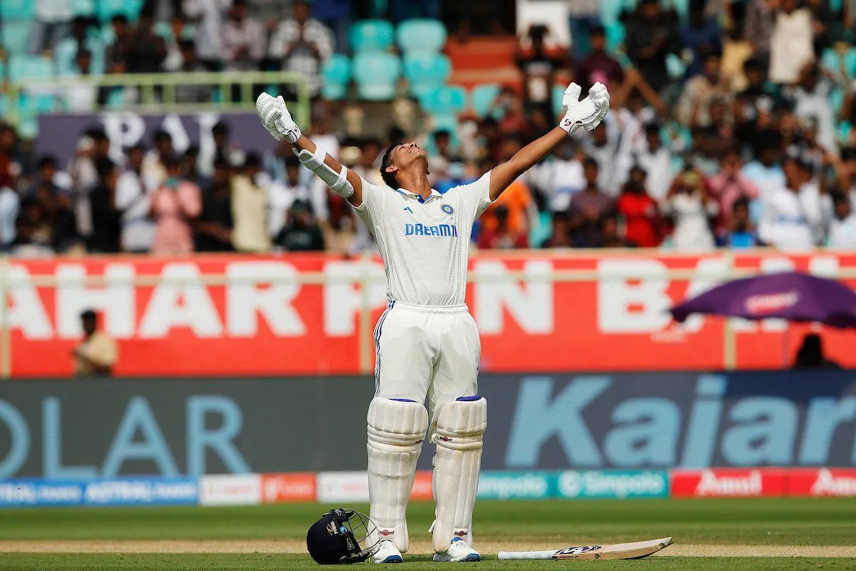 Yashasvi Jaiswal celebrates his success in ENG series (X.com)