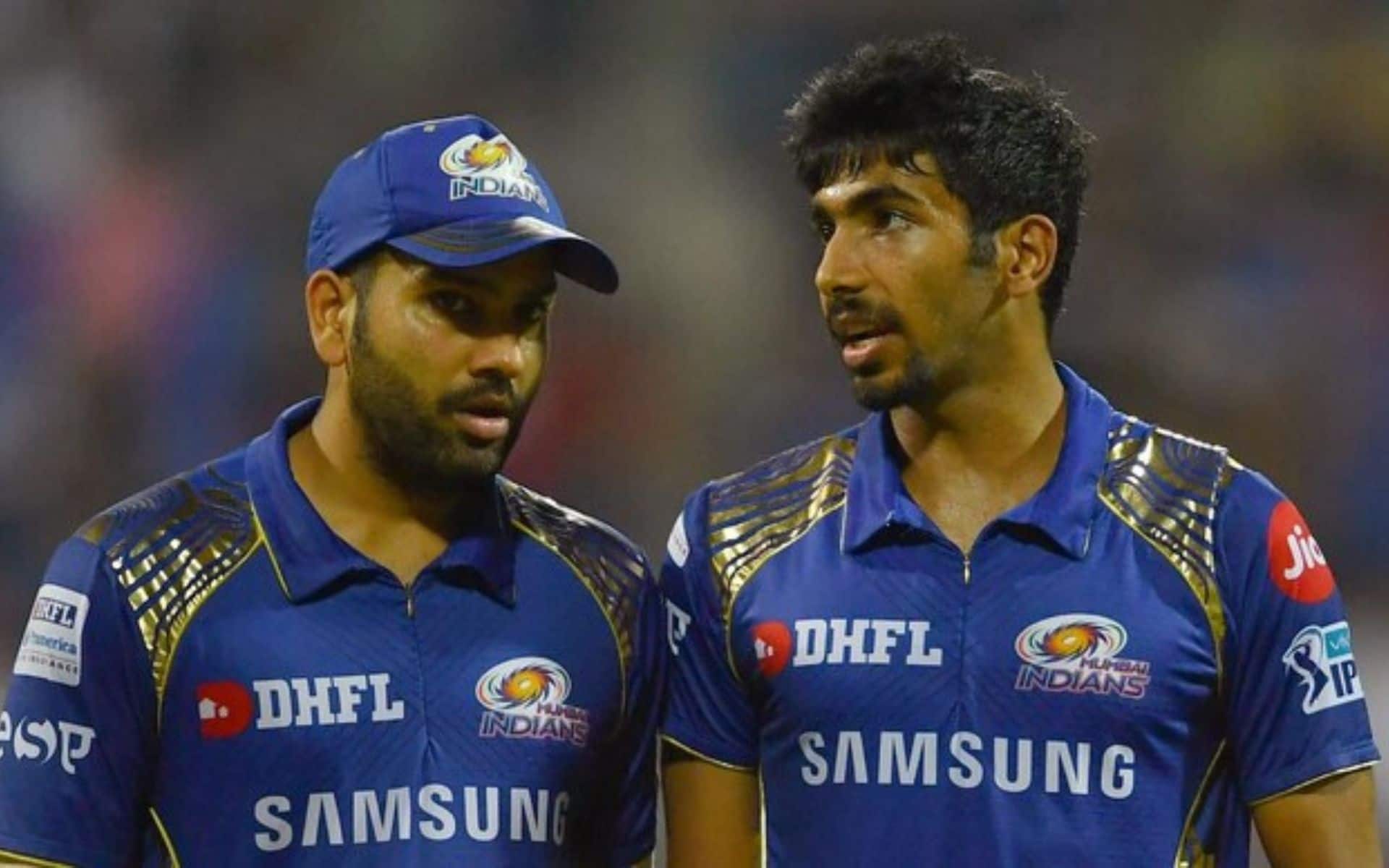 Rohit Sharma and Jasprit Bumrah earlier in IPL (X.com)