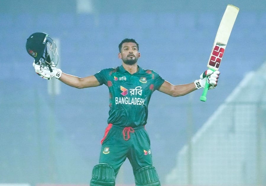 Najmul Hossain Shanto played a brilliant knock in the last game [X]