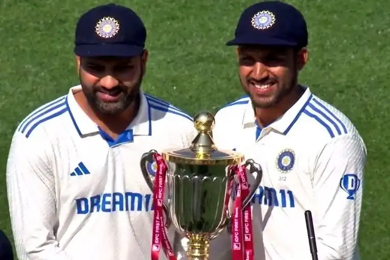Rohit Sharma and Dhruv Jurel | Source: X.com