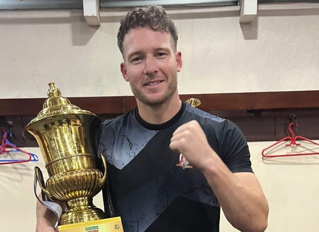 David Miller with BPL 2024's trophy that he won with Barishal [X.com]