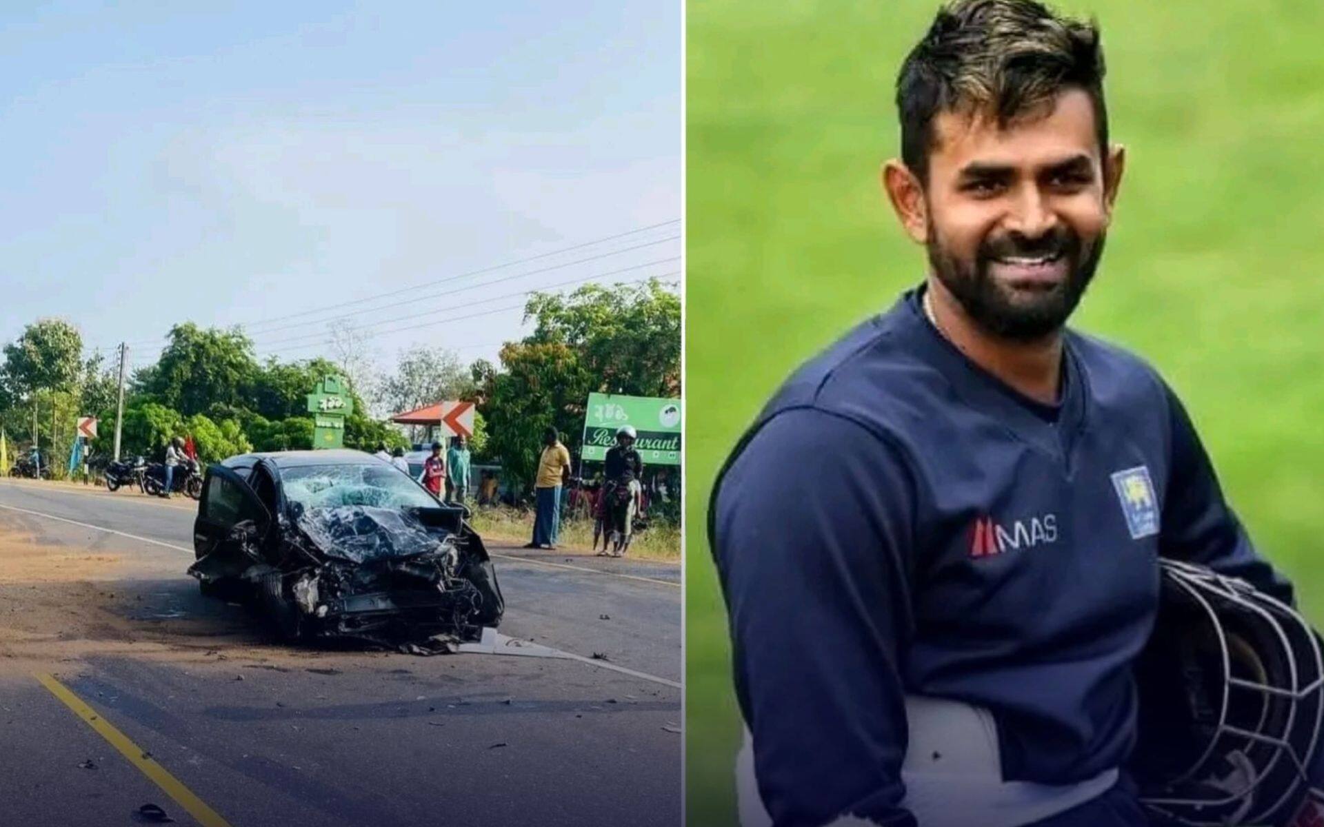  Lahiru Thirimanne suffers a massive car accident | Source: X.com