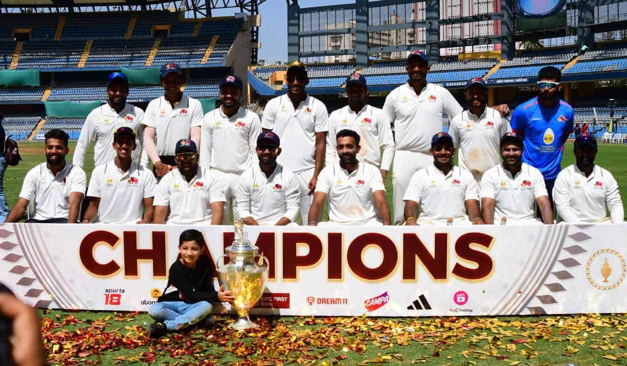 Mumbai won Ranji Trophy for the 42nd time [X.com]