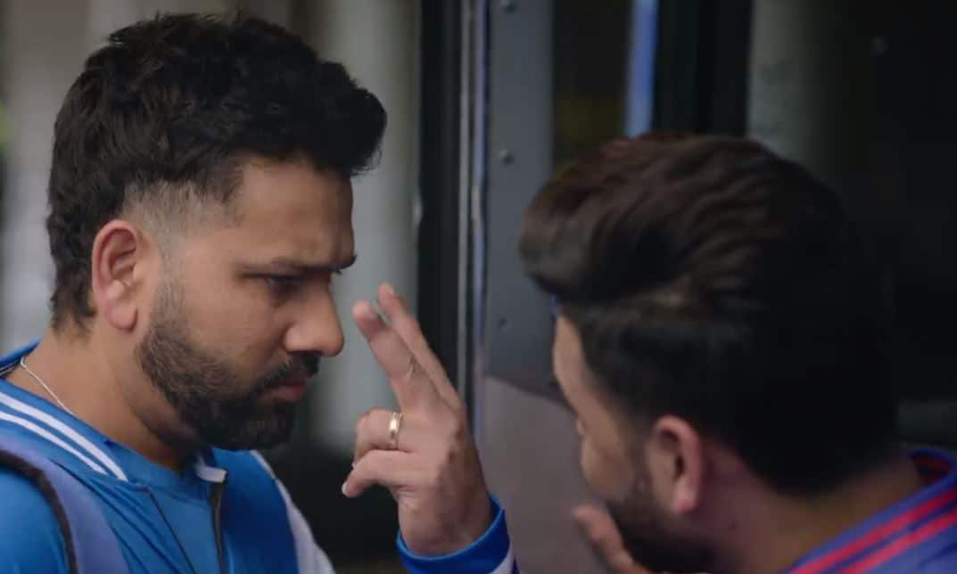 Rohit and Pant indulged in fun and games during Dream11 promotional clip [screengrab]