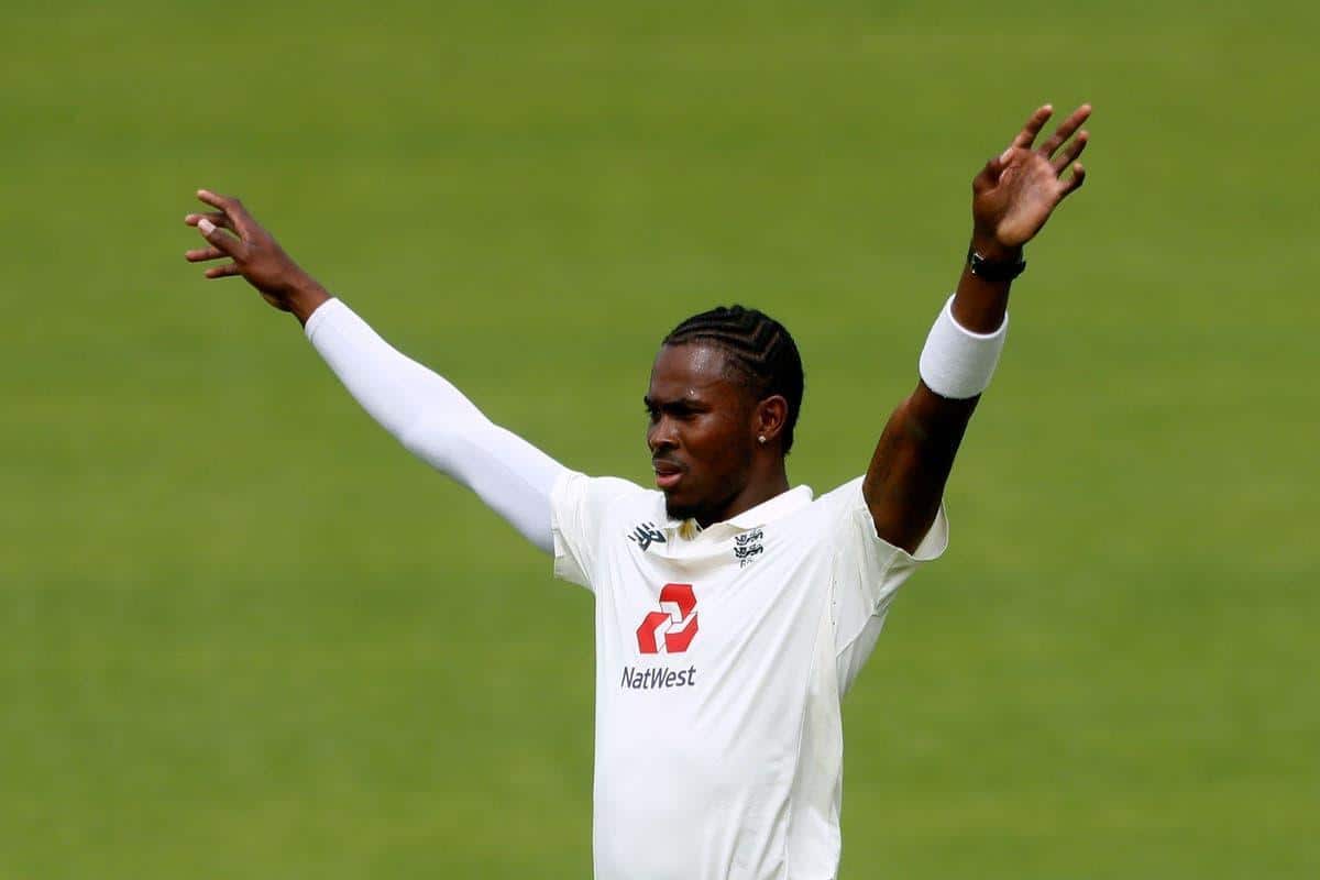 Jofra Archer while playing for England test team [X.com]