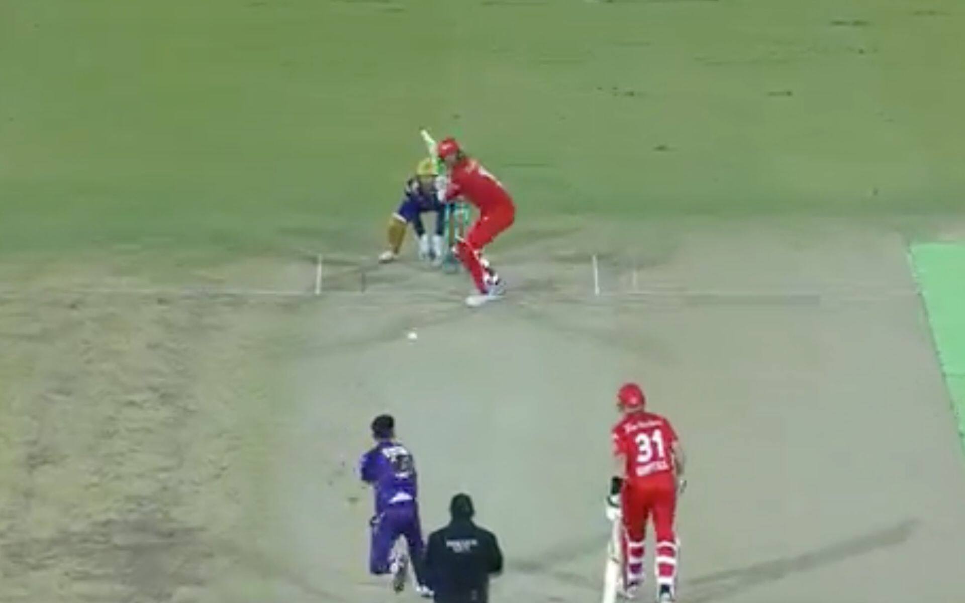 Alex Hales launched Abrar Ahmed out of the ground twice in one over (x.com)