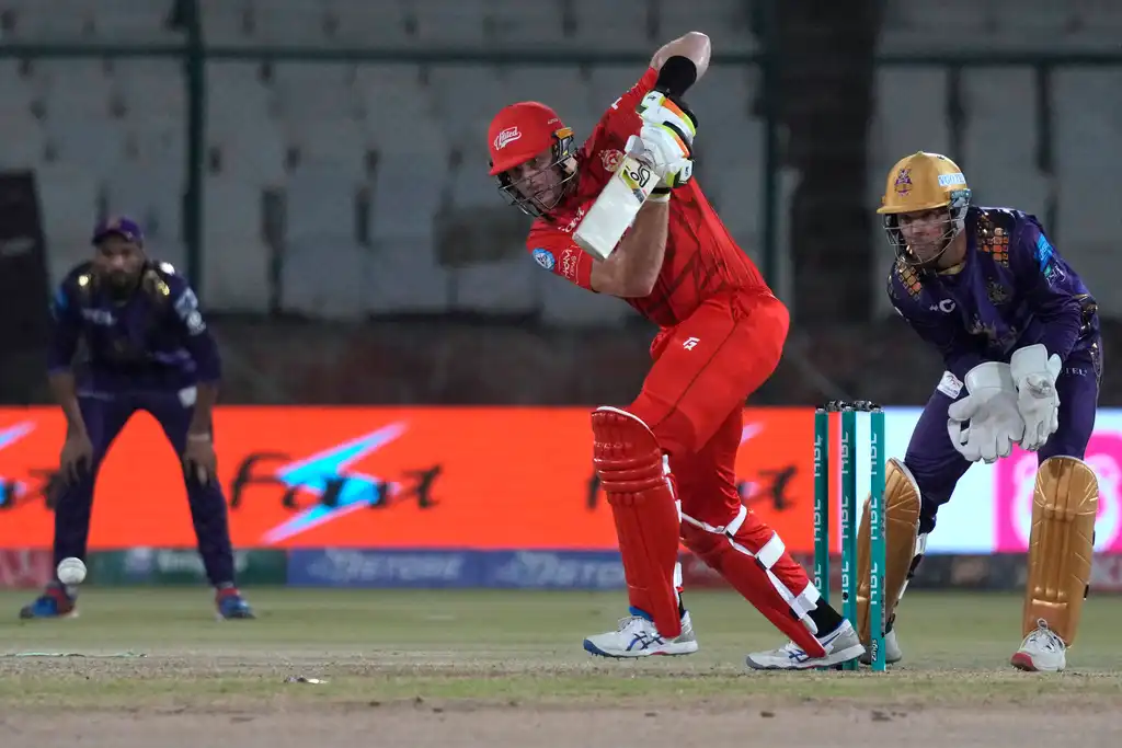 Martin Guptill made 56 off 47 balls vs Quetta in PSL Eliminator 1 (AP)