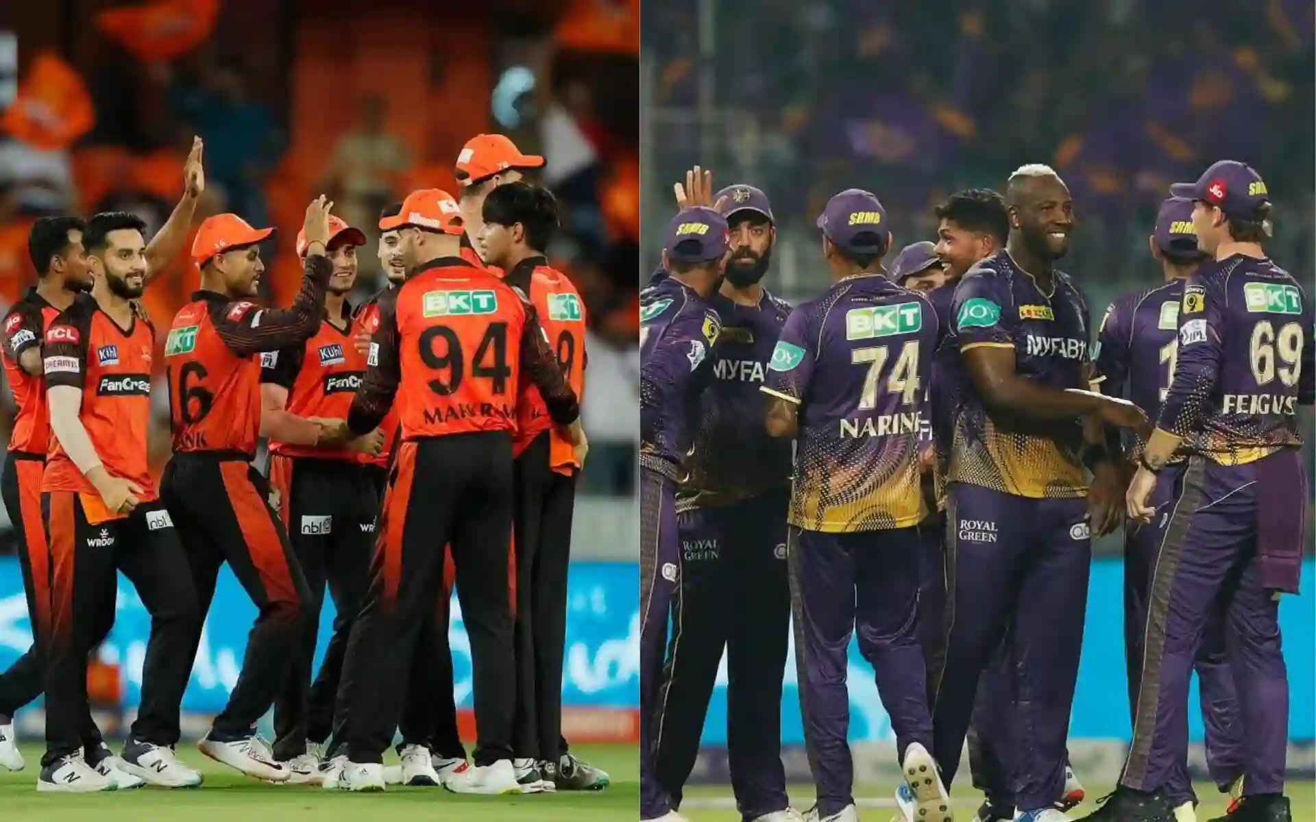 KKR VS SRH Head To Head Records (iplt20)