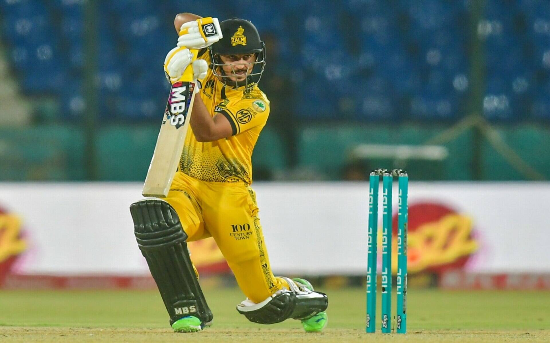 Saim Ayub in pro mode with his strokes (Source: PSL/PCB)