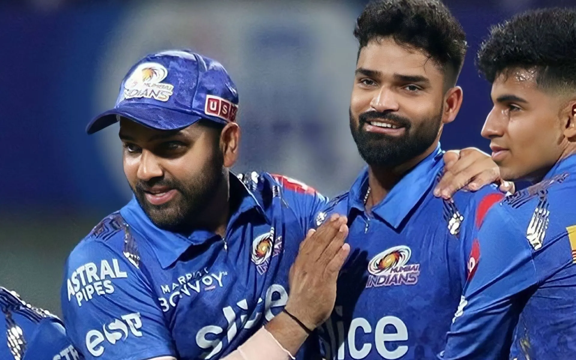 Rohit Sharma and Kumar Kartikeya in IPL 2022 (X.COM)