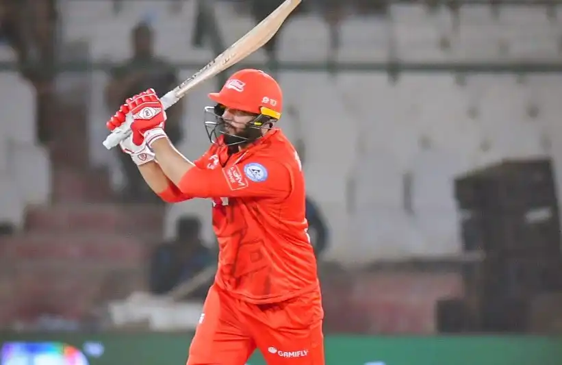 Imad Wasim in action during PSL 2024 [x.com]