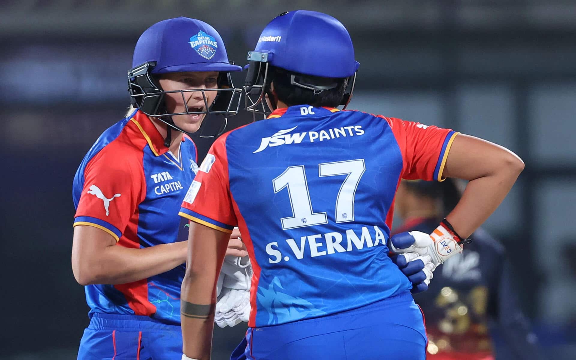 Meg Lanning and Shafali Verma open the batting for Delhi in the finals (Source: WPL)