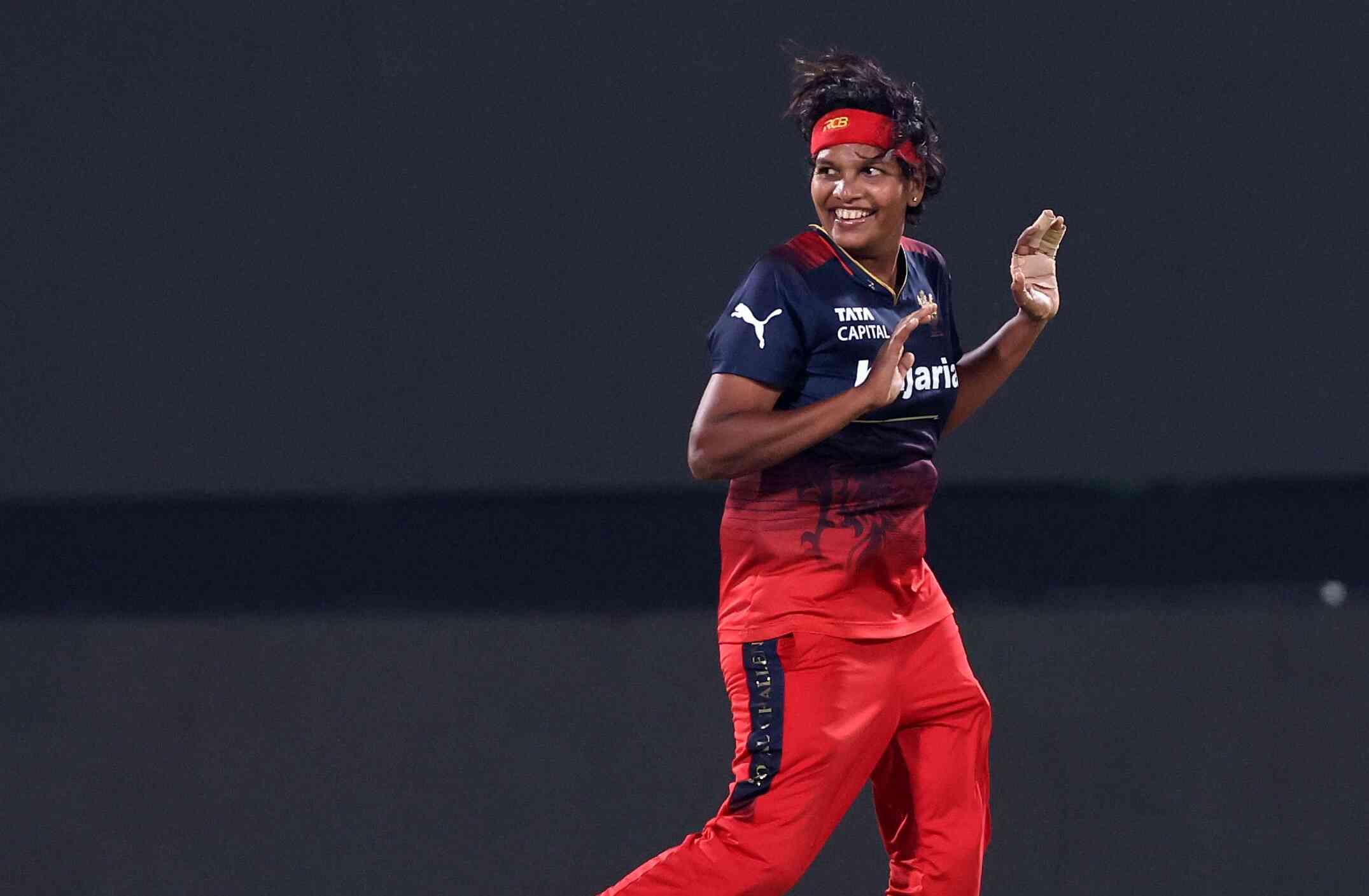 Asha Sobhana after taking wicket in WPL final (X.com)