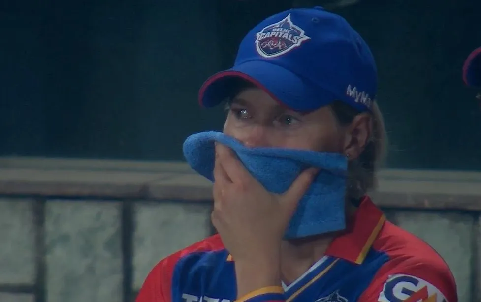Meg Lanning after WPL final loss (X.com)