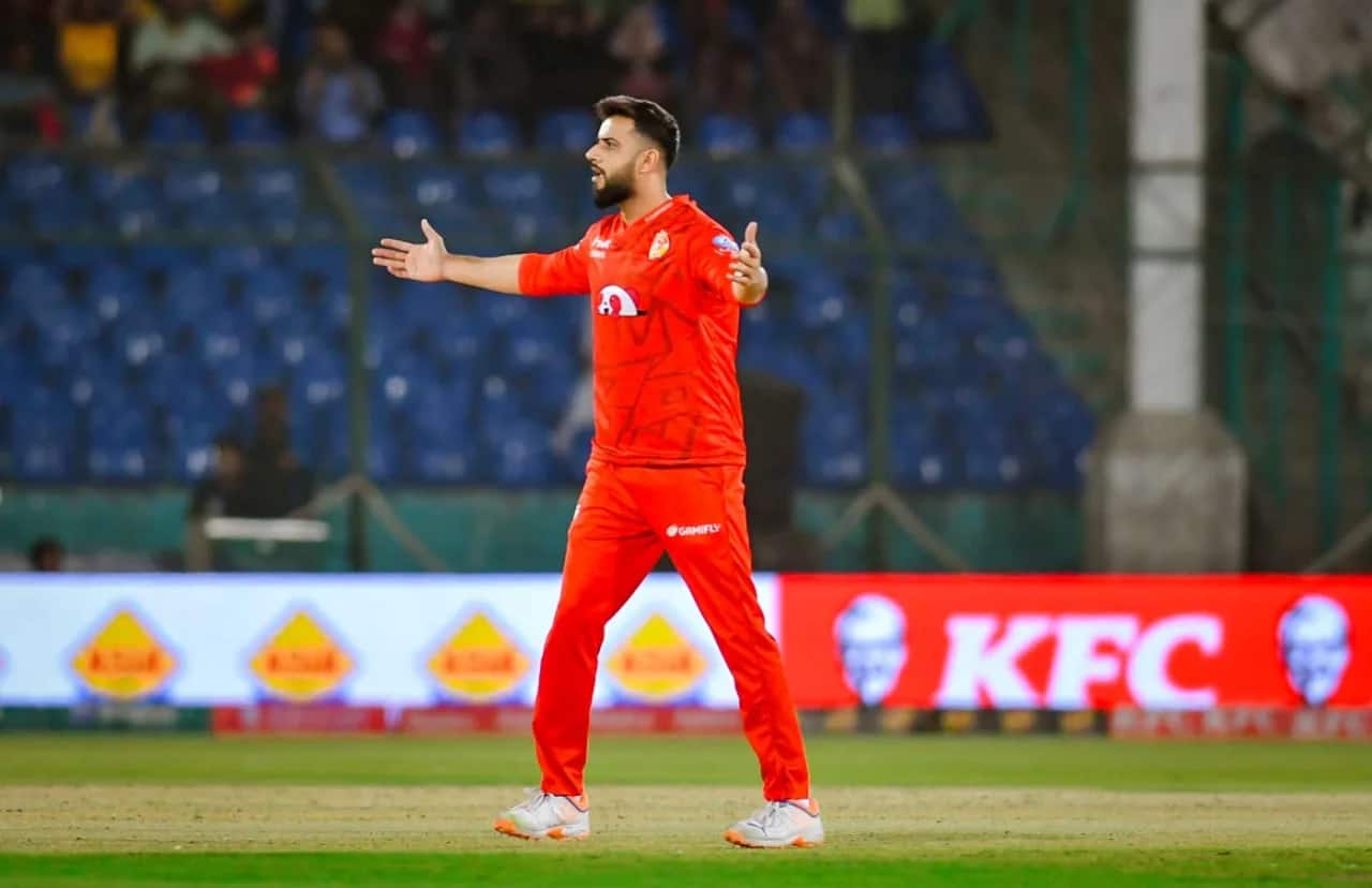 Imad celebrating a wicket in the PSL 2024 final (X.com)