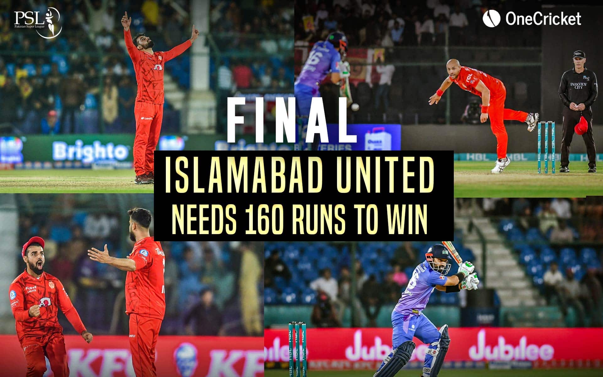 Islamabad United need 160 run to win (Source: PSL)