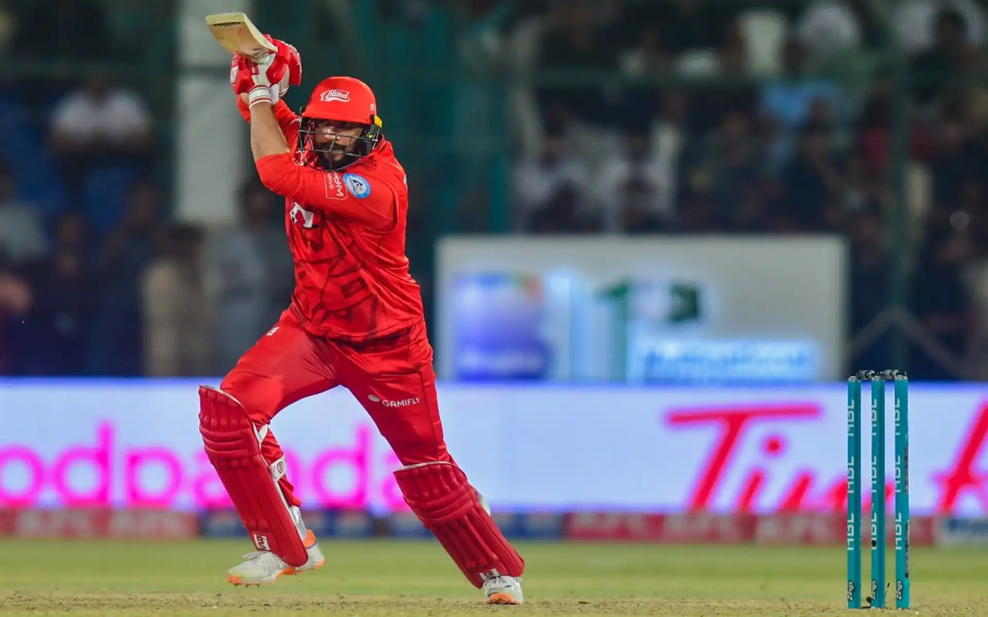 Imad Wasim found two boundaries in the penultimate (Source: PSL)
