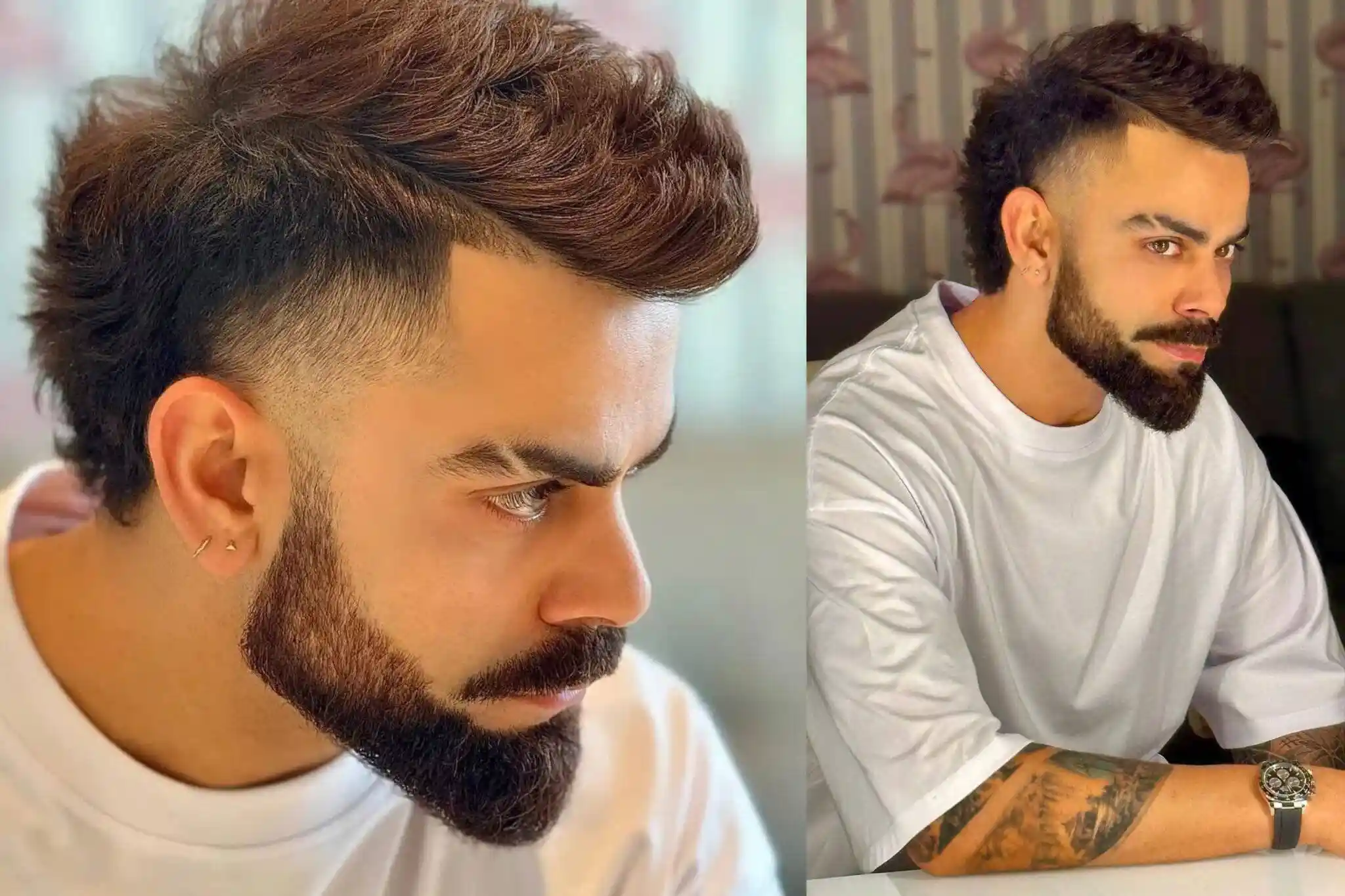 Virat Kohli Reveals New Hairstyle & Look On Comeback Ahead Of IPL 2024