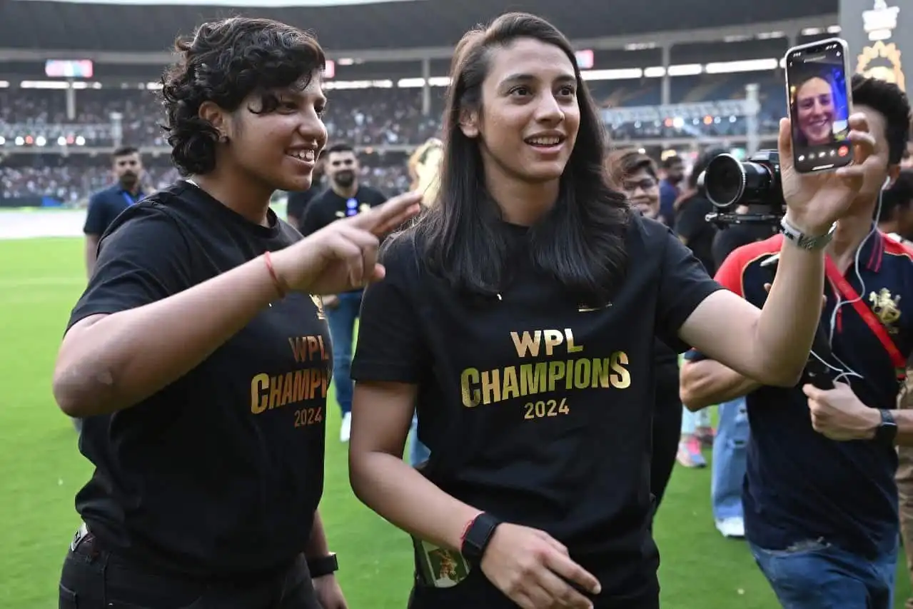 RCB Women during a video with Ellyse Perry | Source: X.com